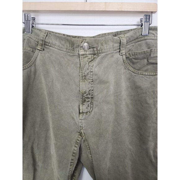 Gramicci Men's Sz. 36 x 32 Olive Green Cargo Canvas Pants - Picture 2 of 6